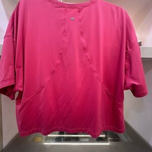 lululemon athletica Vibrant Pink Short Sleeve Tee Size 12